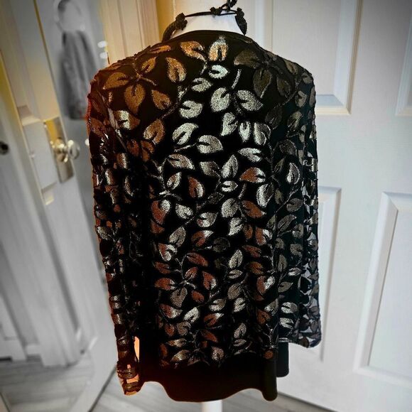 JOSEPH RIBCOFF TUNIC WITH SHEER OVERLAY - Picture 5 of 16